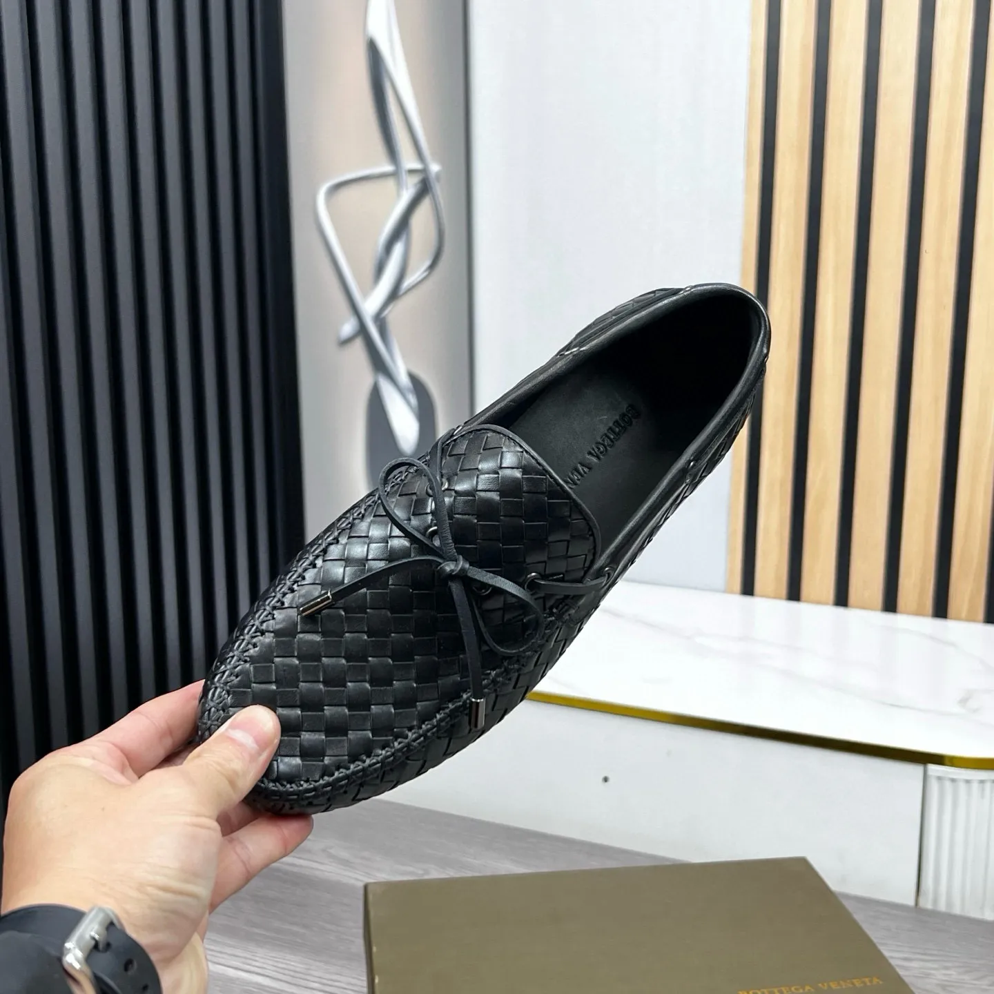 Ex-factory price 500 BV〰️Handmade classic men's leather shoes, Doudou shoes👉👉driving shoes, slip-on shoes, made of imported cowhide woven from Italy, 💕water-dyed cowhide lining, 🔊original outsole, waterproof platform design, comfortable on the feet. A good choice for traveling and driving, two colors available, code number: 38-44, (45 can be customized)